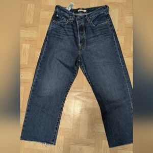 Levi's Women's ribcage straight ankle jeans